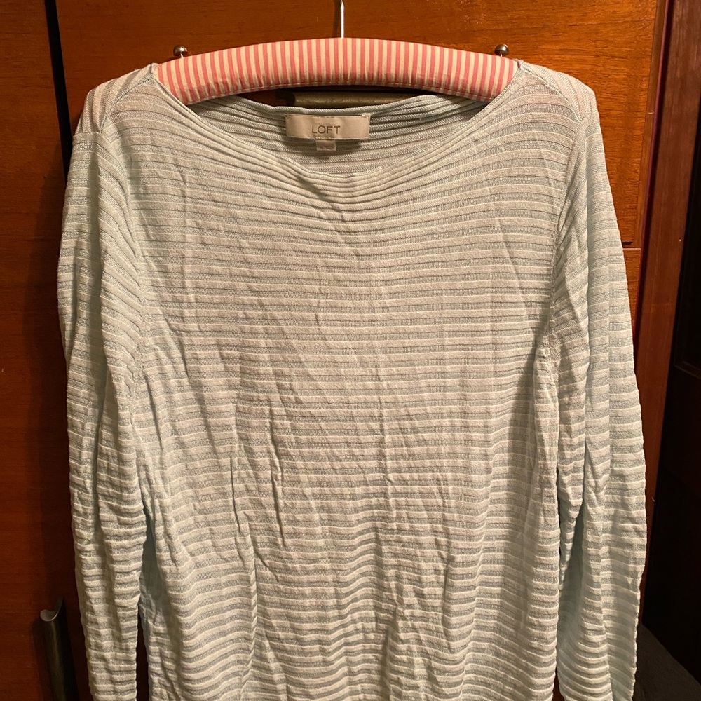 Mint Long Sleeve Top by Loft, XL